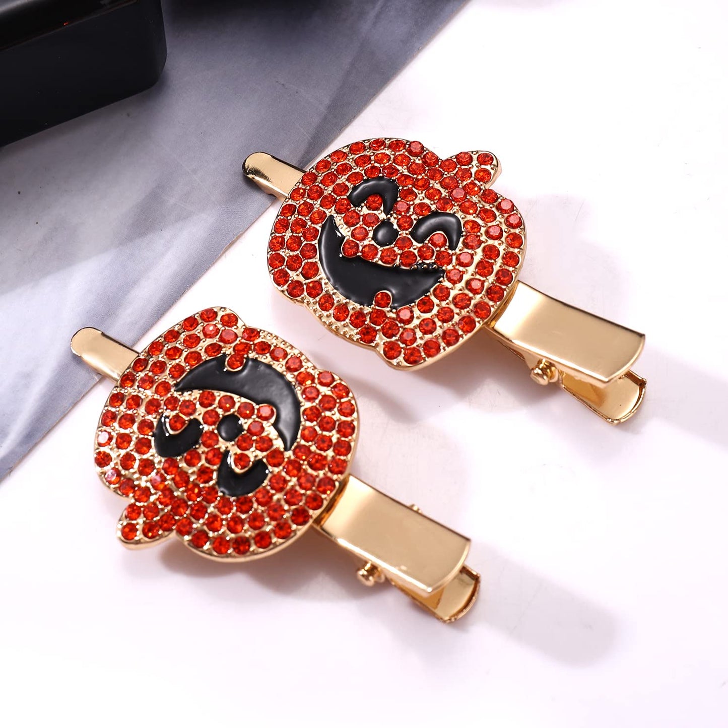 Halloween Hair Clips Gothic Spider Web Hairpins for Women Ghost Candy Corn Pumpkin Alligator Hair Barrette Halloween Hair Accessory Party Gifts Beauty & Personal Care ANGLESJELL