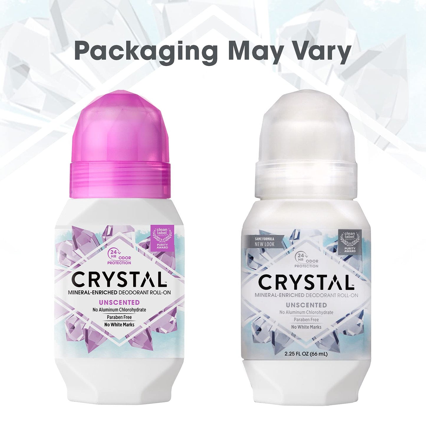 Crystal Mineral Deodorant Roll-On, Lavender & White Tea 2.25 oz (Pack of 6) Beauty and Personal Care Crystal Essence