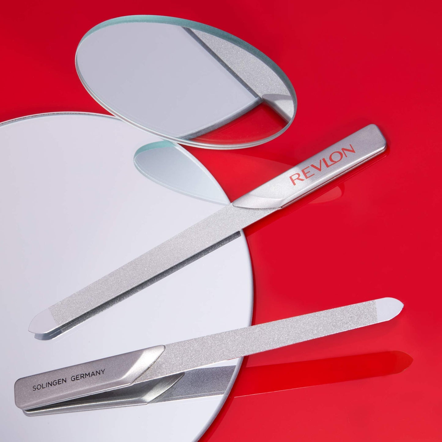 Revlon Nail File, Salon Professional Nail Care Tool for Acrylic & Natural Nails, Easy Grip, Corrosion Resistant Saphire Coated Nail Filer (Pack of 1) Beauty & Personal Care REVLON