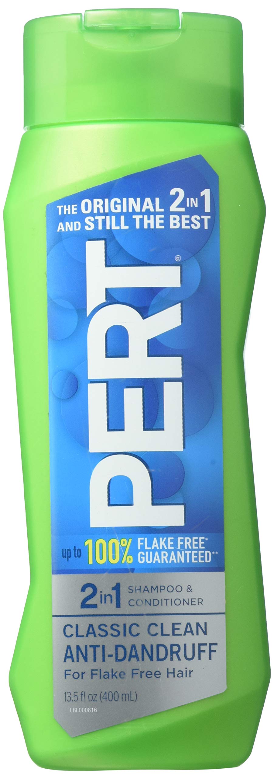 Pert Classic Clean 2-in-1 Anti-Dandruff Shampoo & Conditioner, For Flake-Free Hair, 13.5 fl oz