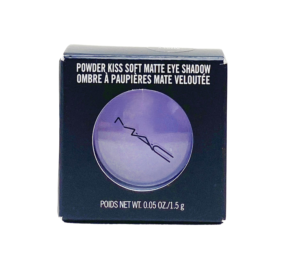 MAC Powder Kiss Soft Matte Eye Shadow - Such A Tulle (Light periwinkle blue) .05 Oz / 1.5 g