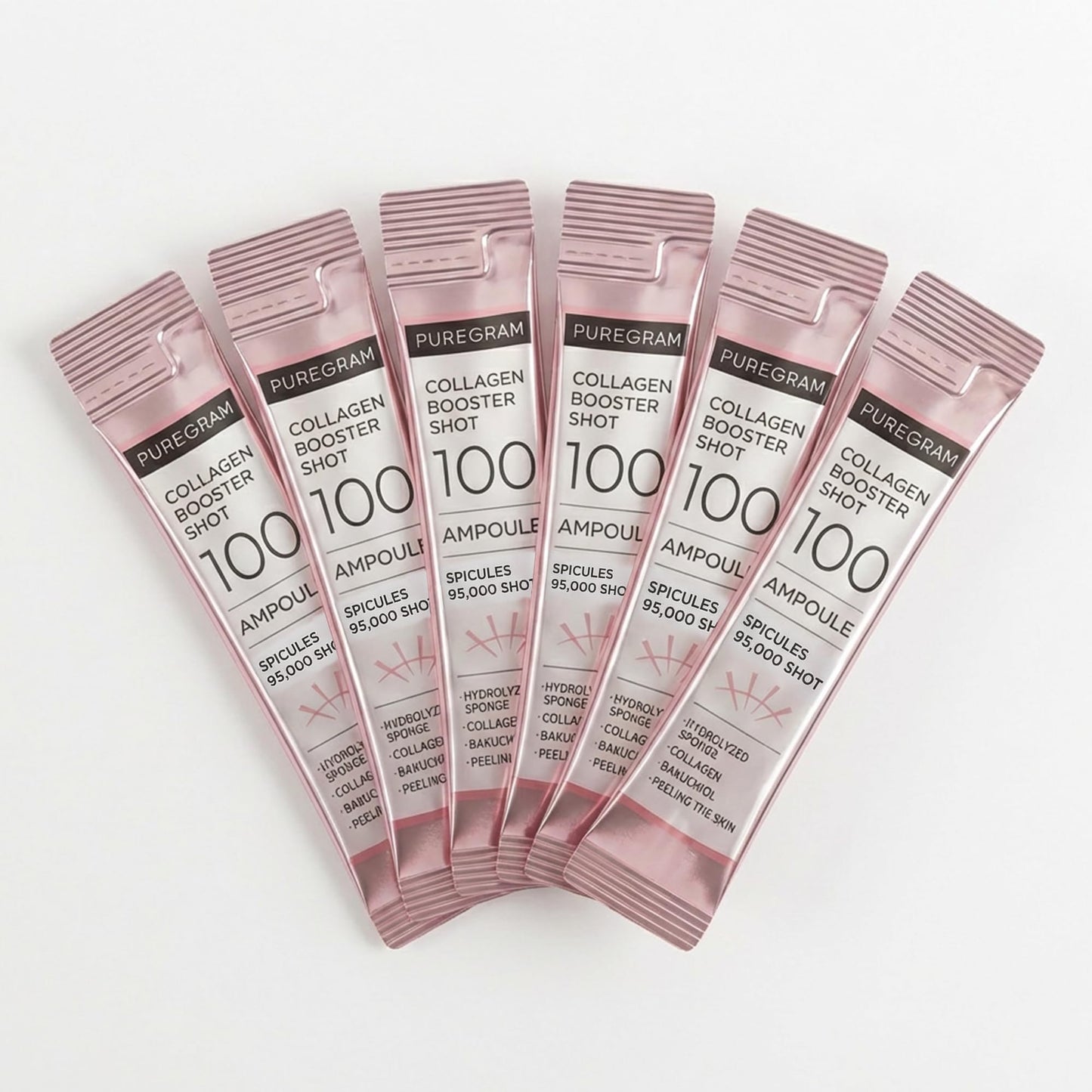 PUREGRAM Collagen Booster Shot 100 Ampoule, Daily Spicule Microneedling Collagen Serum for Skin Texture, Elasticity Look & Healthy Glow Beauty & Personal Care PUREGRAM