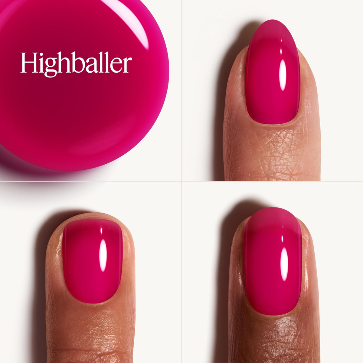 essie Nail Art Studio, Glass Nails, Translucent Fuchsia Nail Polish, Vegan, Highballer, 0.46 fl oz