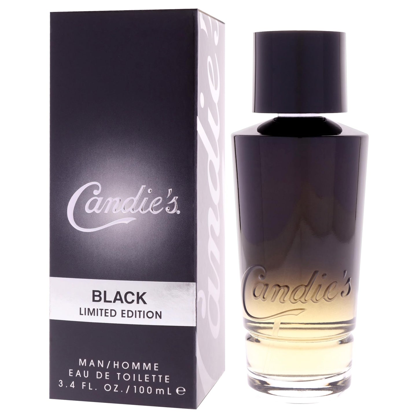 CANDIE'S Black For Him Eau de Toilette - Long-Lasting Cologne for Men, Sweet Masculine Scent, Strong Body Spray, Ideal for Daily Wear, Lasts All Day Beauty & Personal Care CANDIE'S