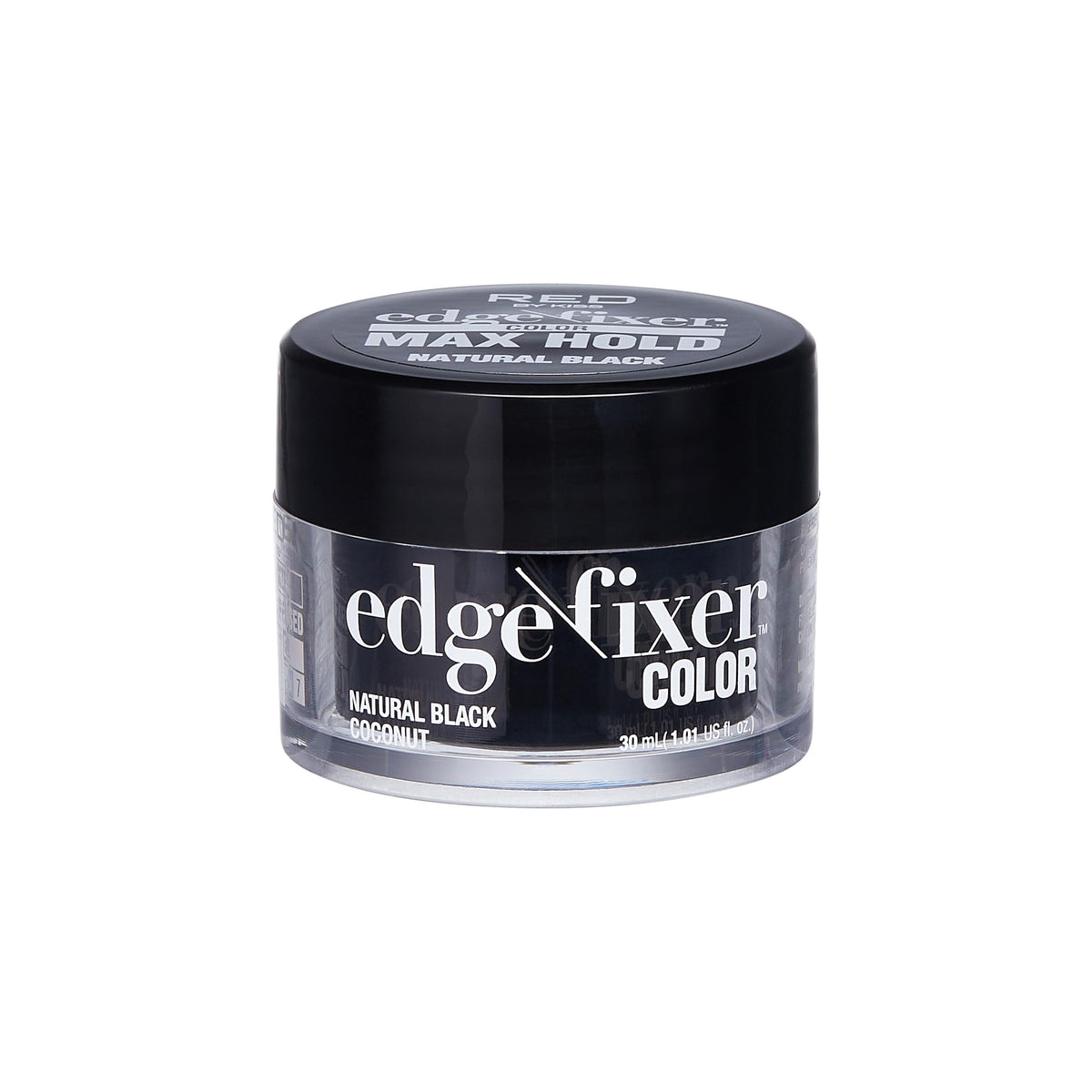 Red by Kiss Edge Fixer Color 24 HR Max Hold & 100% Gray Coverage 30mL (1.01 US fl.oz) Natural Black Perfect for Missing Edges Beauty & Personal Care Red by Kiss