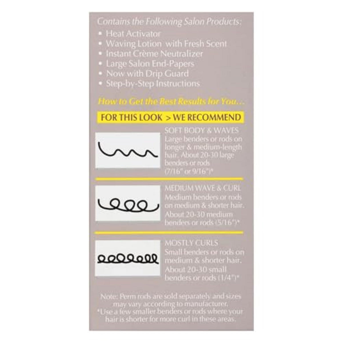 Ogilvie Salon Styles Precisely Right Professional Conditioning Home Perm Kit for Men & Women - For Color-Treated, Thin, Delicate Hair - Heat-activated