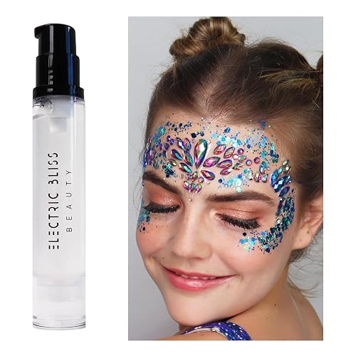 Pink - Holographic Chunky Glitter Gel for Body, Face, Hair - Vegan & Cruelty Free - Electric Bliss Beauty - Uses Include: Festival Rave Makeup Beauty & Personal Care Electric Bliss Beauty