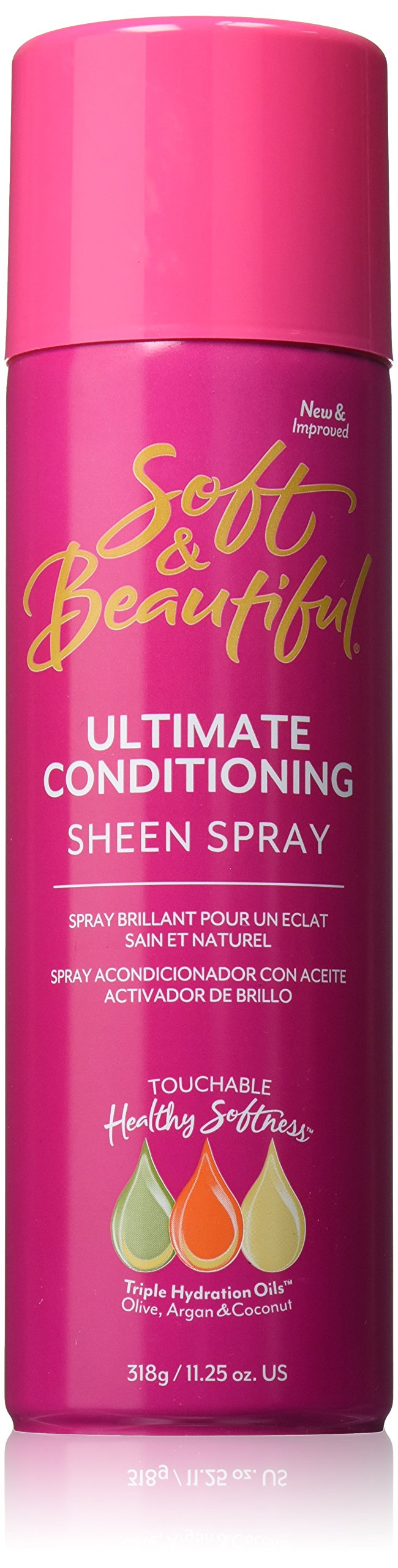 Soft and Beautiful Ultimate Conditioner Sheen Spray, 11 Ounce Beauty & Personal Care Soft & Beautiful