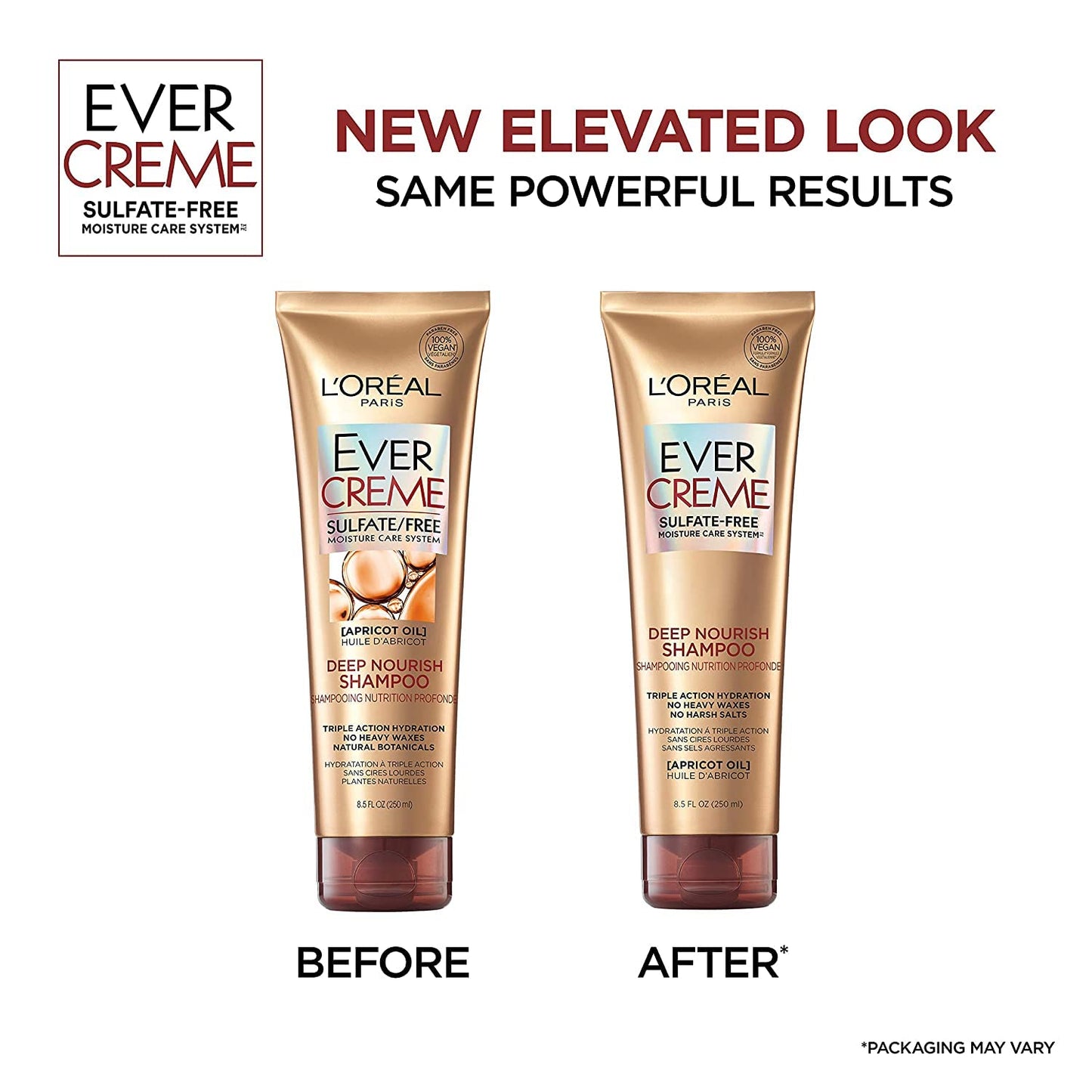 L'Oreal Paris EverCreme Sulfate Free Deep Nourish Shampoo, 8.5 Ounce (Pack of 2) Beauty & Personal Care L'Oreal Paris