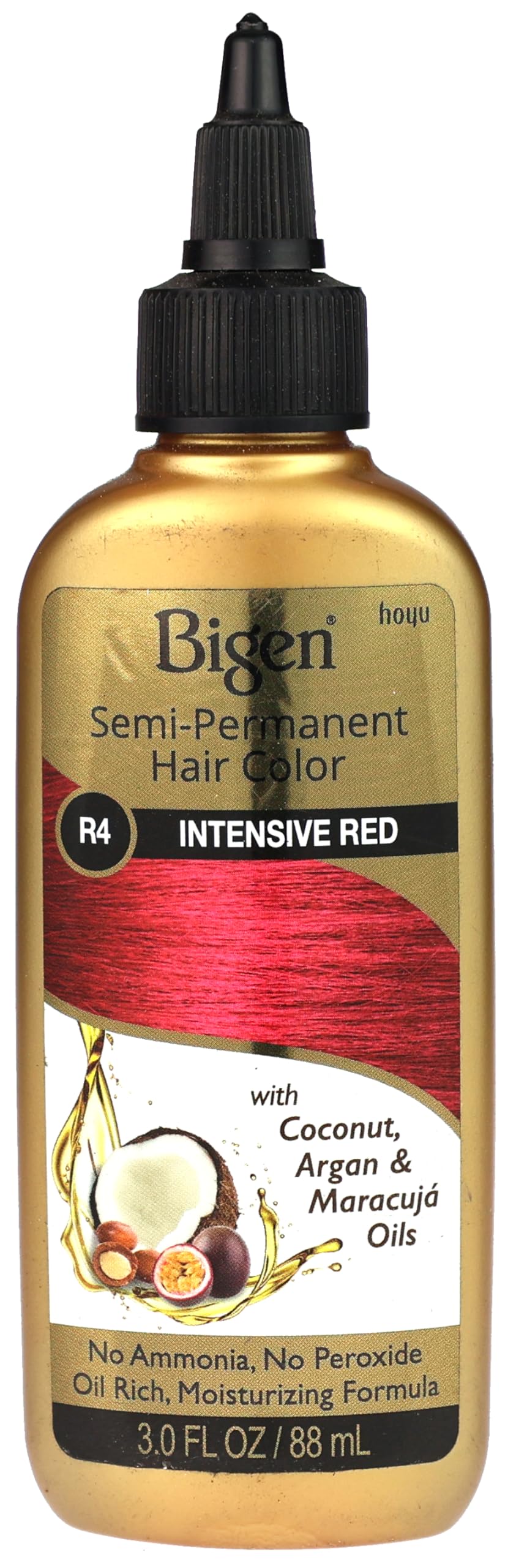 Bigen Semi-Permanent Haircolor #R4 Intensive Red 3 Ounce (88ml) (6 Pack) Beauty & Personal Care Bigen