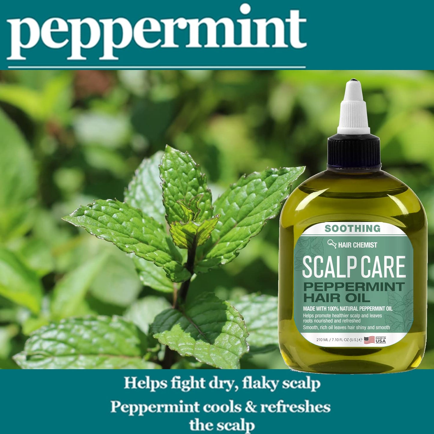 Hair Chemist Soothing Scalp Care Peppermint Hair Oil 7.1 oz. Beauty & Personal Care Hair Chemist