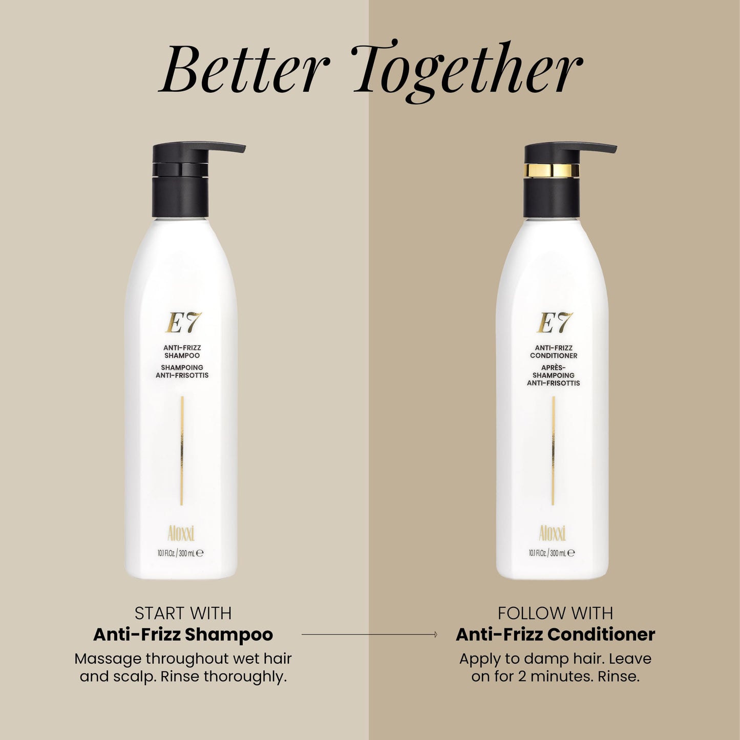 ALOXXI E7 Anti-Frizz Shampoo for Color-Treated Dry Damaged Hair Moisturizing & Strengthening with Cleansing Oils & Antioxidants, 33.8 Fl Oz Beauty & Personal Care ALOXXI