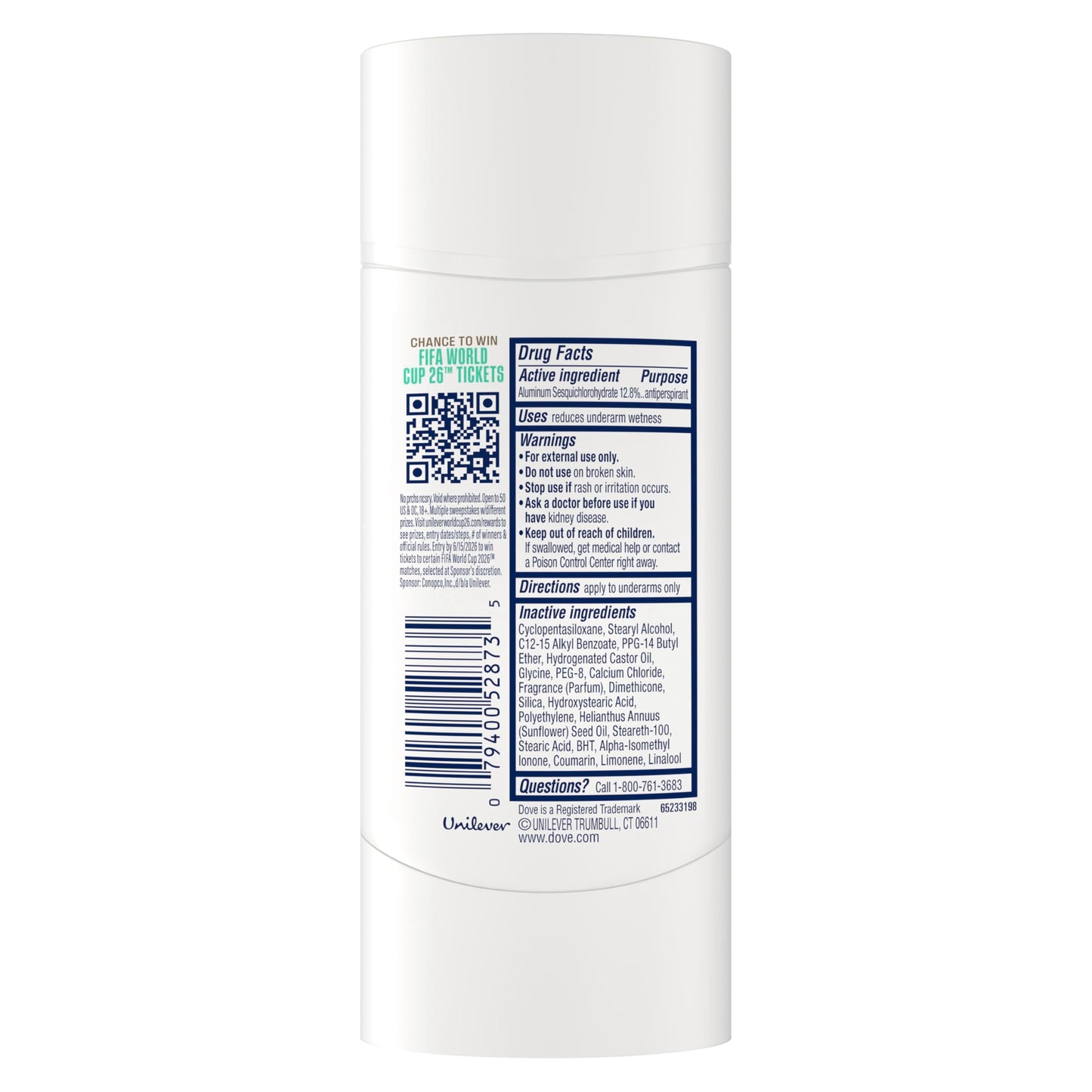 Dove Clinical + Care Antiperspirant Deodorant Stick for Women - Palo Santo & Sage Scent, 72H Sweat & Odor Protection, FIFA World Cup Limited Edition Beauty and Personal Care Dove