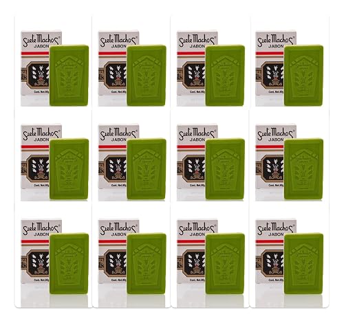 Siete Machos URANIA Soap - Jabon Siete Machos 3.17 oz. / 90g (12 Pack) Beauty & Personal Care Siete Machos URANIA