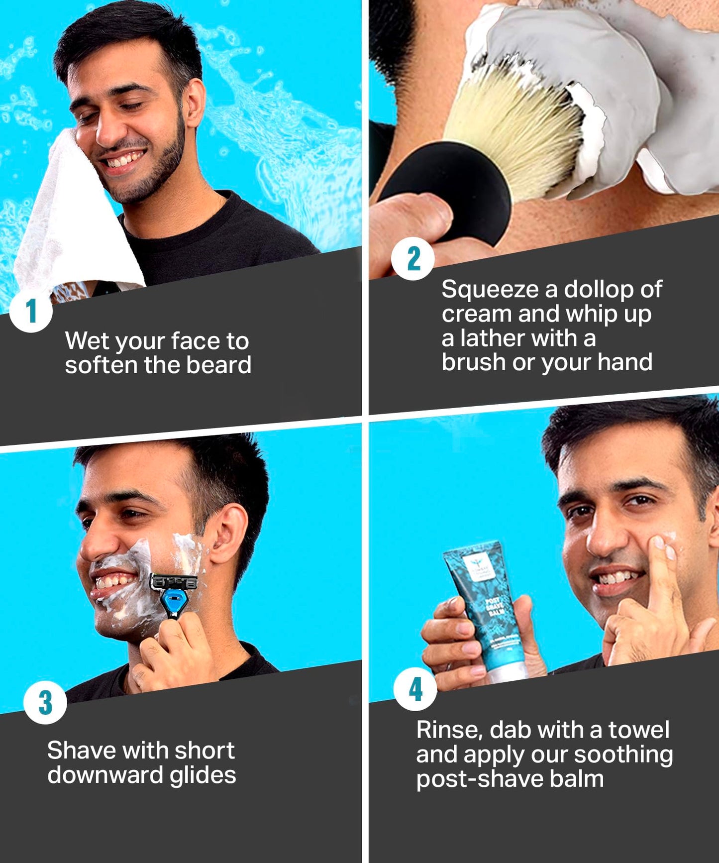 Bombay Shaving Co. Charcoal Shaving Cream for Men Beauty and Personal Care Bombay Shaving Company