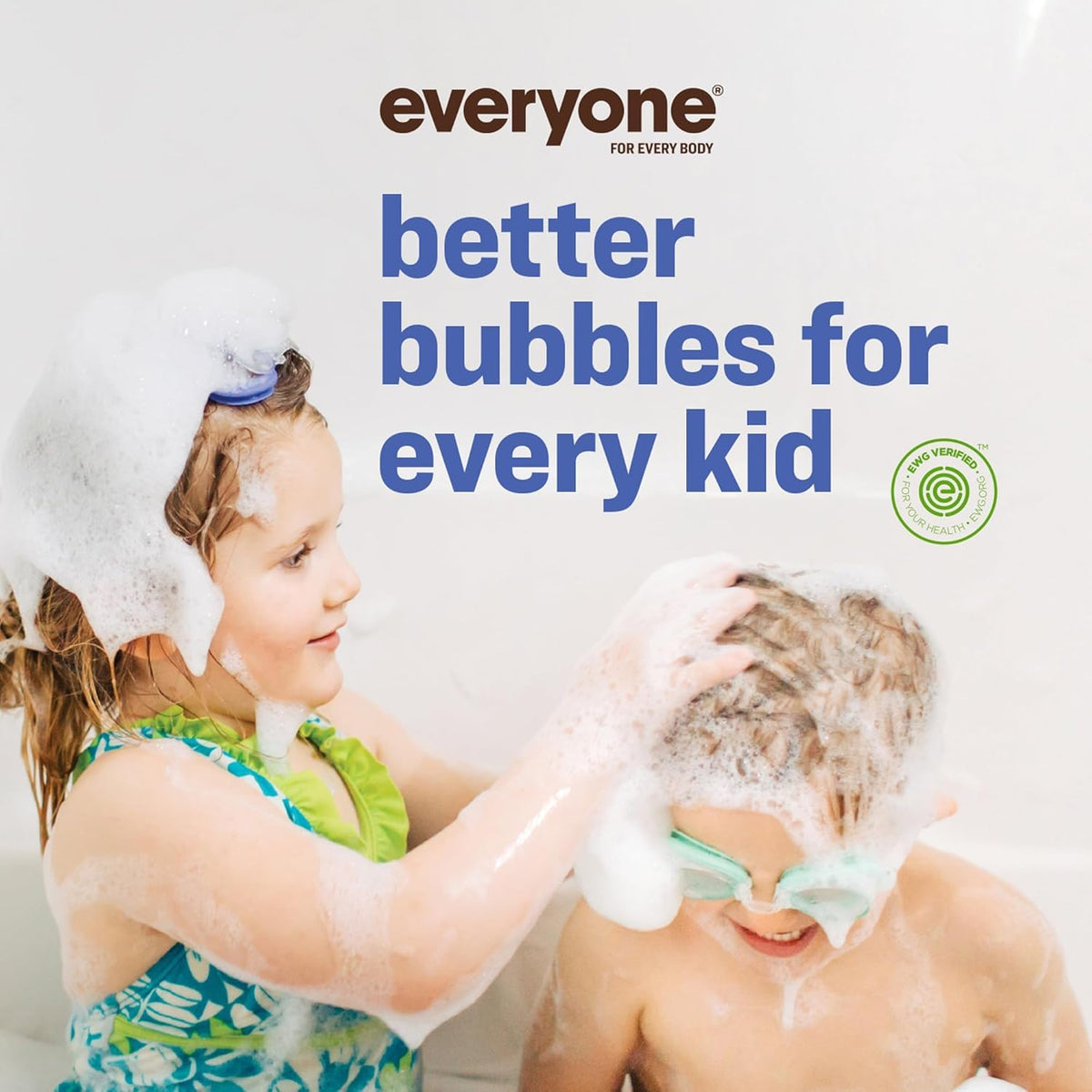 Everyone 3-in-1 Kids Soap, Body Wash, Bubble Bath, Shampoo, 32 Ounce (Pack of 1), Lavender Lullaby, Coconut Cleanser with Plant Extracts and Pure