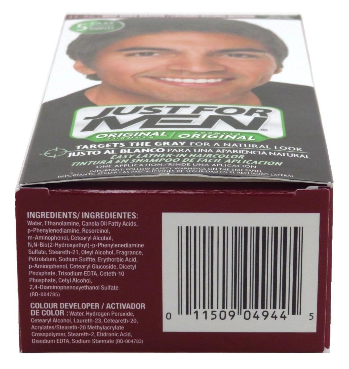 Just For Men Shampoo In #H-46 Haircolor Deep Dark Brown (2 Pack) Beauty & Personal Care Just for Men