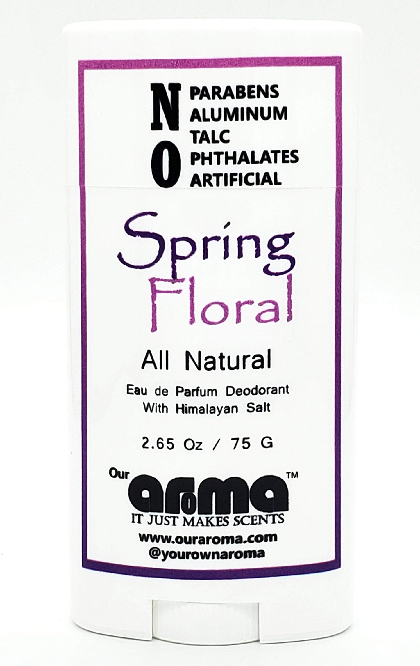 Our Aroma Natural Deodorant for Women - Hand Poured Aluminum Free Deodorant - Gluten Free, Cruelty Free, Free of Parabens - Spring Floral Scent… Beauty and Personal Care Our Aroma