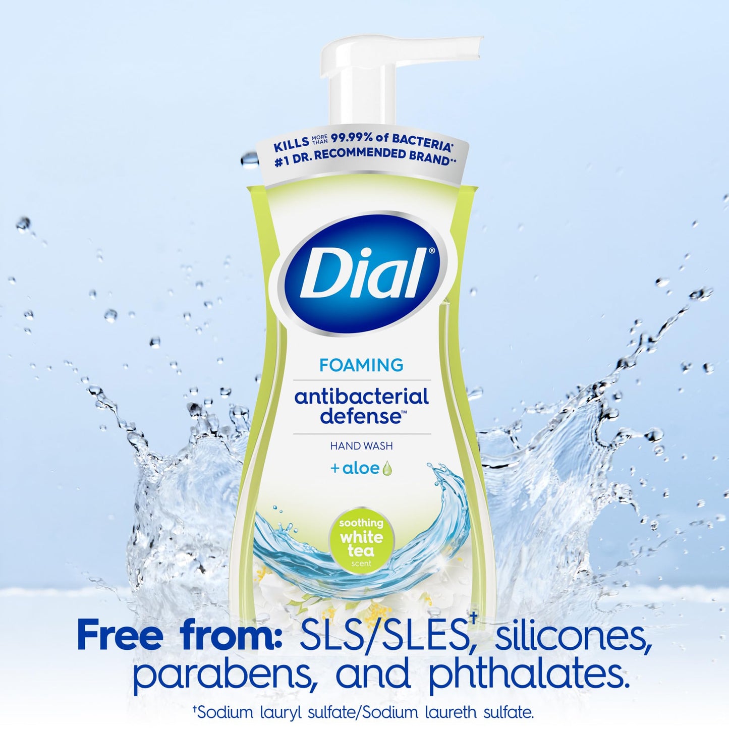 Dial Ddi Antibacterial Foaming Hand Wash White Tea(Pack of 8) Beauty & Personal Care Dial