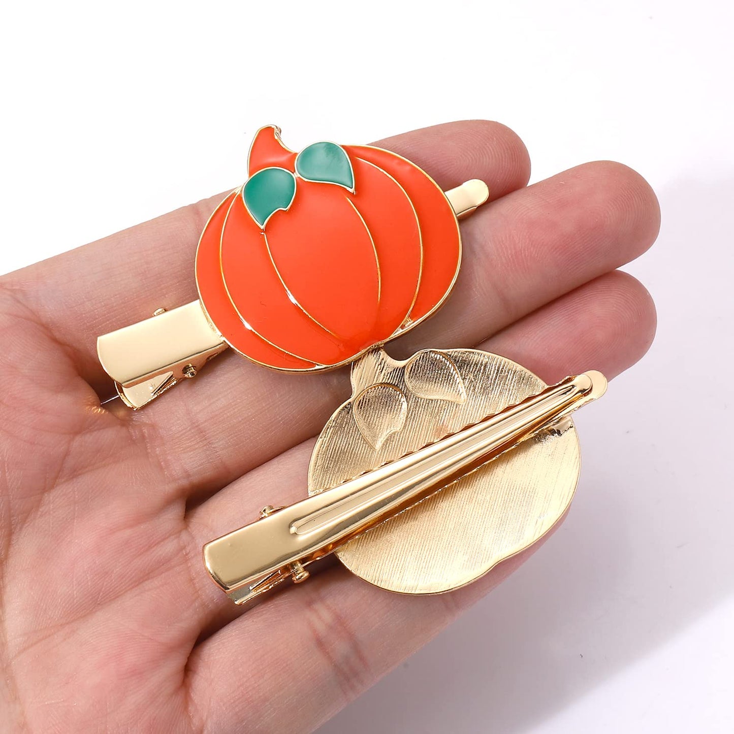 HZEYN 6 Pack Thanksgiving Hair Clip Fall Pumpkin Maple Leaf Turkey Hair Clips for Women Autumn Fall Hair Barrette Accessory Holiday Gifts Beauty & Personal Care HZEYN