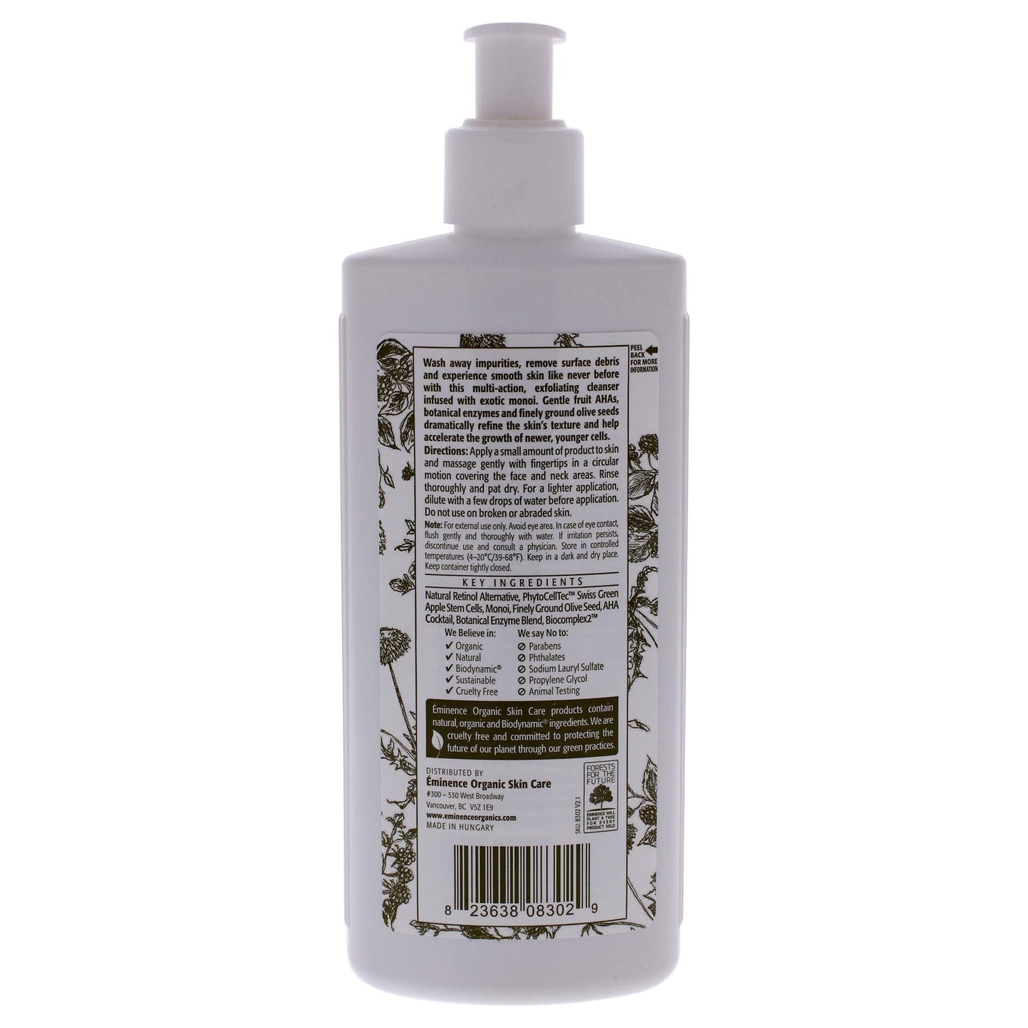 Eminence Age Corrective Monoi Exfoliating Cleanser 8.4oz(250ml) Treatment Beauty Skin Beauty & Personal Care Eminence