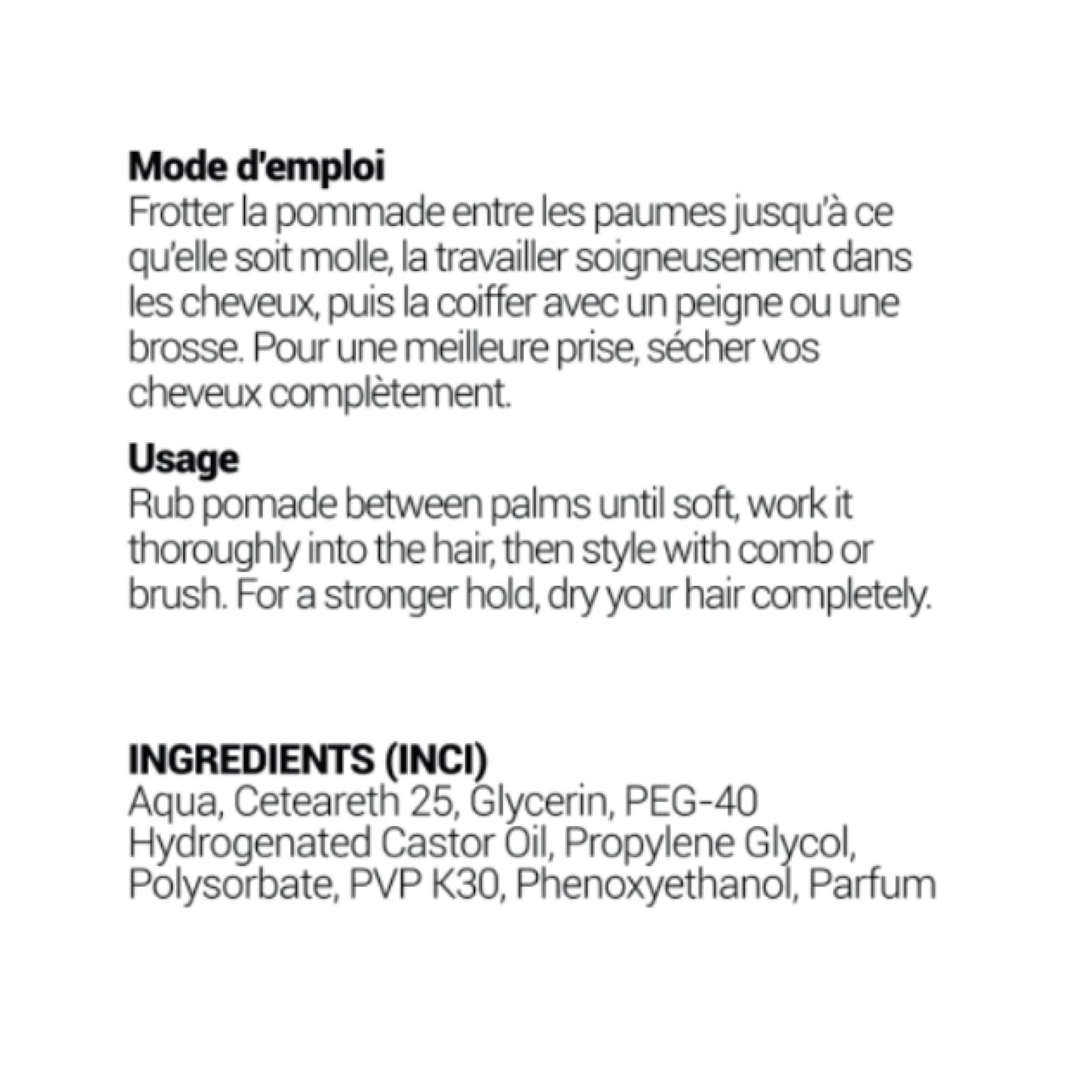 Duc de Santal Hair Pomade for Men for All Hair Styles - Strong Hold and Medium Shine, Water-Based Hair Styling Pomade, Adds Texture & Thickness Beauty & Personal Care HENRI ET VICTORIA