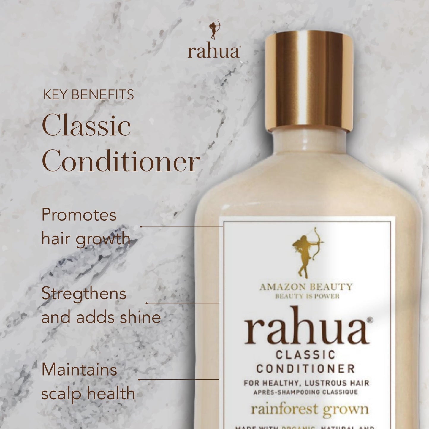Rahua Classic Hair Conditioner, Vegan Hydrating Hair Care Oil, Quinoa, Organic Aloe Vera, Rosemary, Natural Palo Santo for Scalp Care, Promotes Beauty & Personal Care Rahua