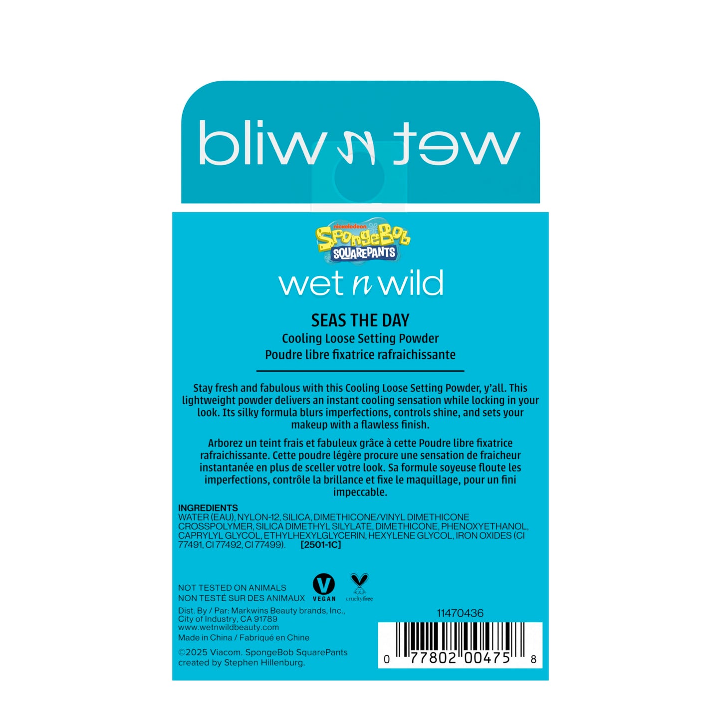 wet n wild Spongebob Cooling Setting Powder - Seas The Day Beauty & Personal Care wet n wild