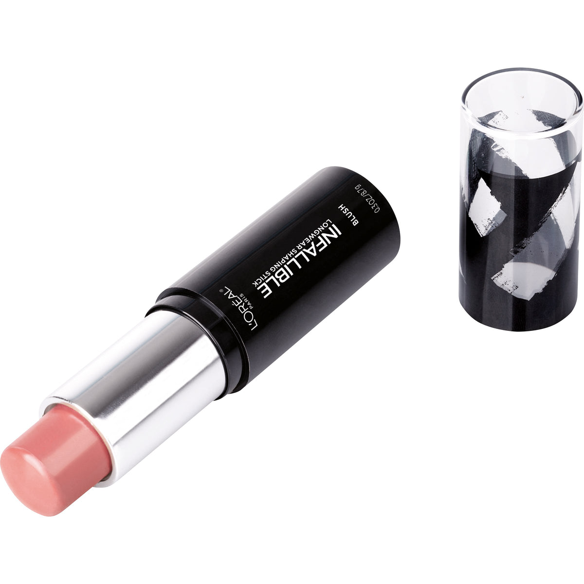 L'Oreal Paris Makeup Infallible Longwear Blush Shaping Stick, Up to 24hr Wear, Buildable Cream Blush Stick, 45 Sexy Flush, 0.3 oz.