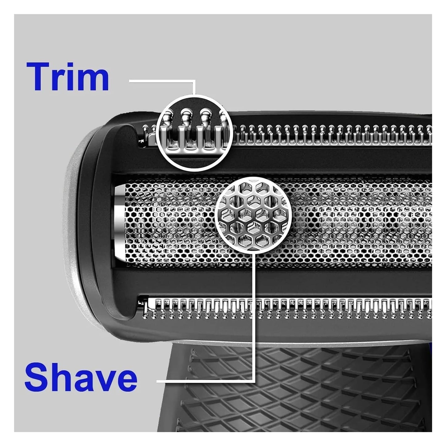 BG2000 Replacement Head, Compatible with Philips, Series 7000 BG7030 BG7040 BG5025 BG2030 BG2040 Beard Trimmer(2 pcs) Beauty and Personal Care WUKMOUMSL
