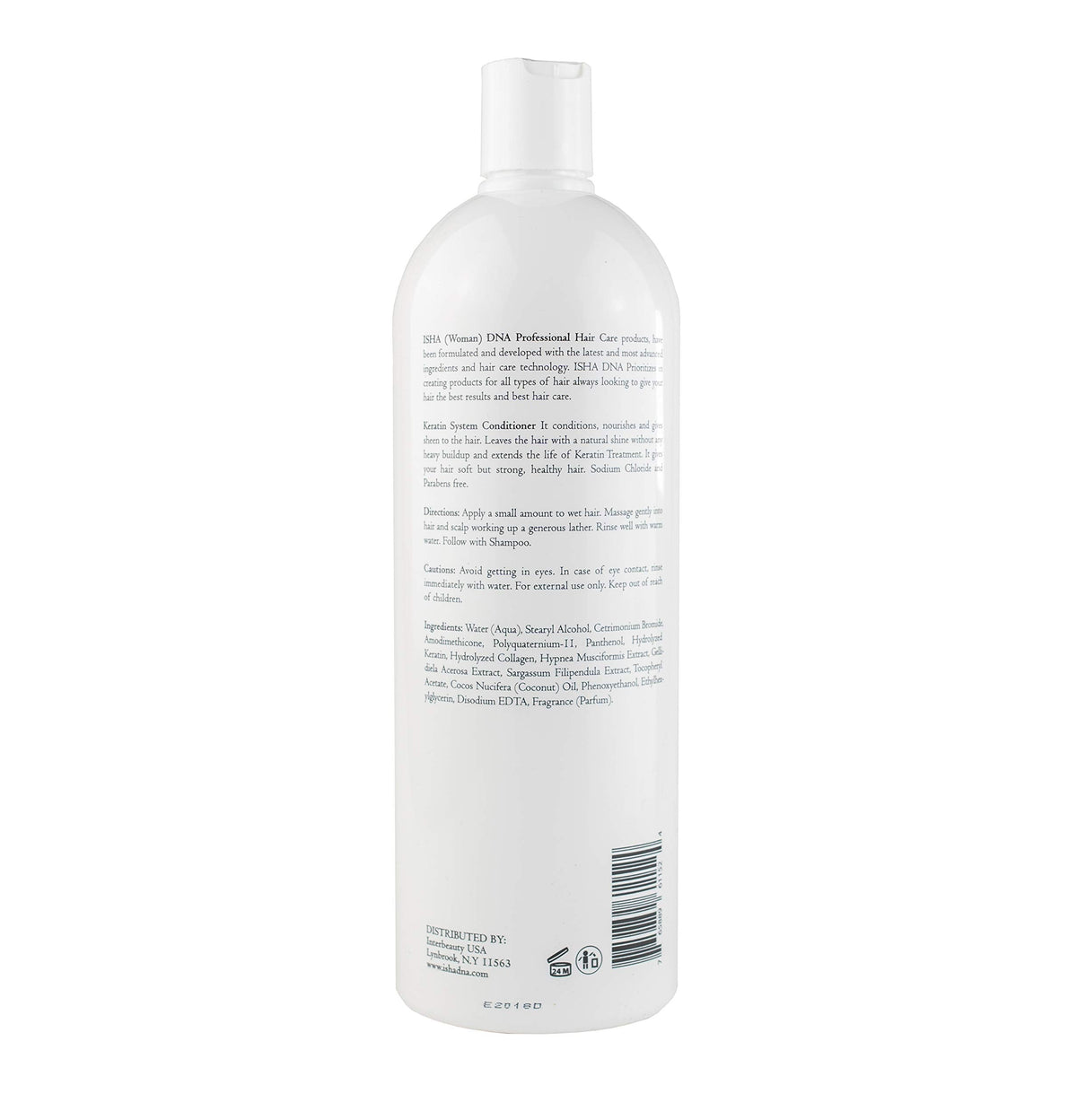 ISHA DNA Keratin Treatment System Conditioner - Sulfate and Parabens Free - Perfect for Keratin Treated Hair - Infused with Coconut Oil - For All Hair Beauty & Personal Care ISHA DNA