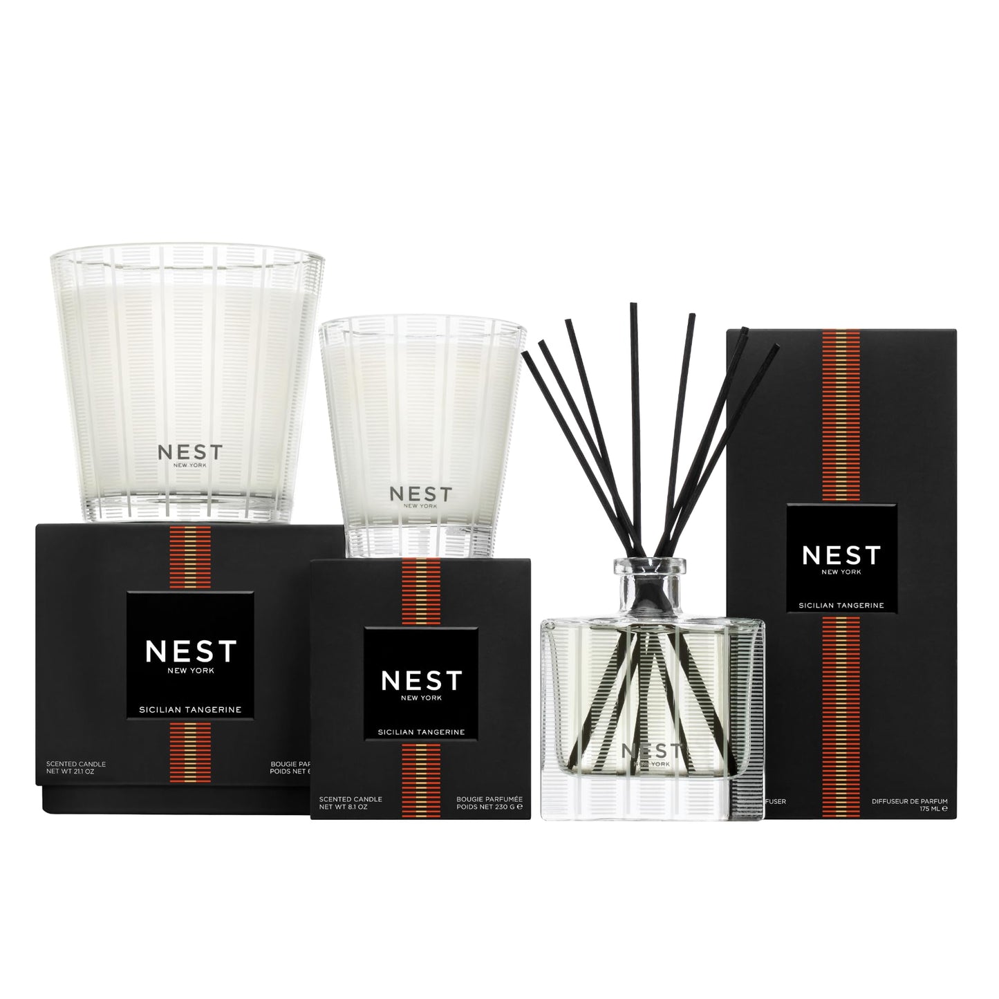 NEST New York Liquid Soap, Sicilian Tangerine - 10 fl oz - Cleanses & Nourishes Skin - Approx. 300 Pumps Per Bottle - Gluten Free & Cruelty Free Beauty & Personal Care NEST New York