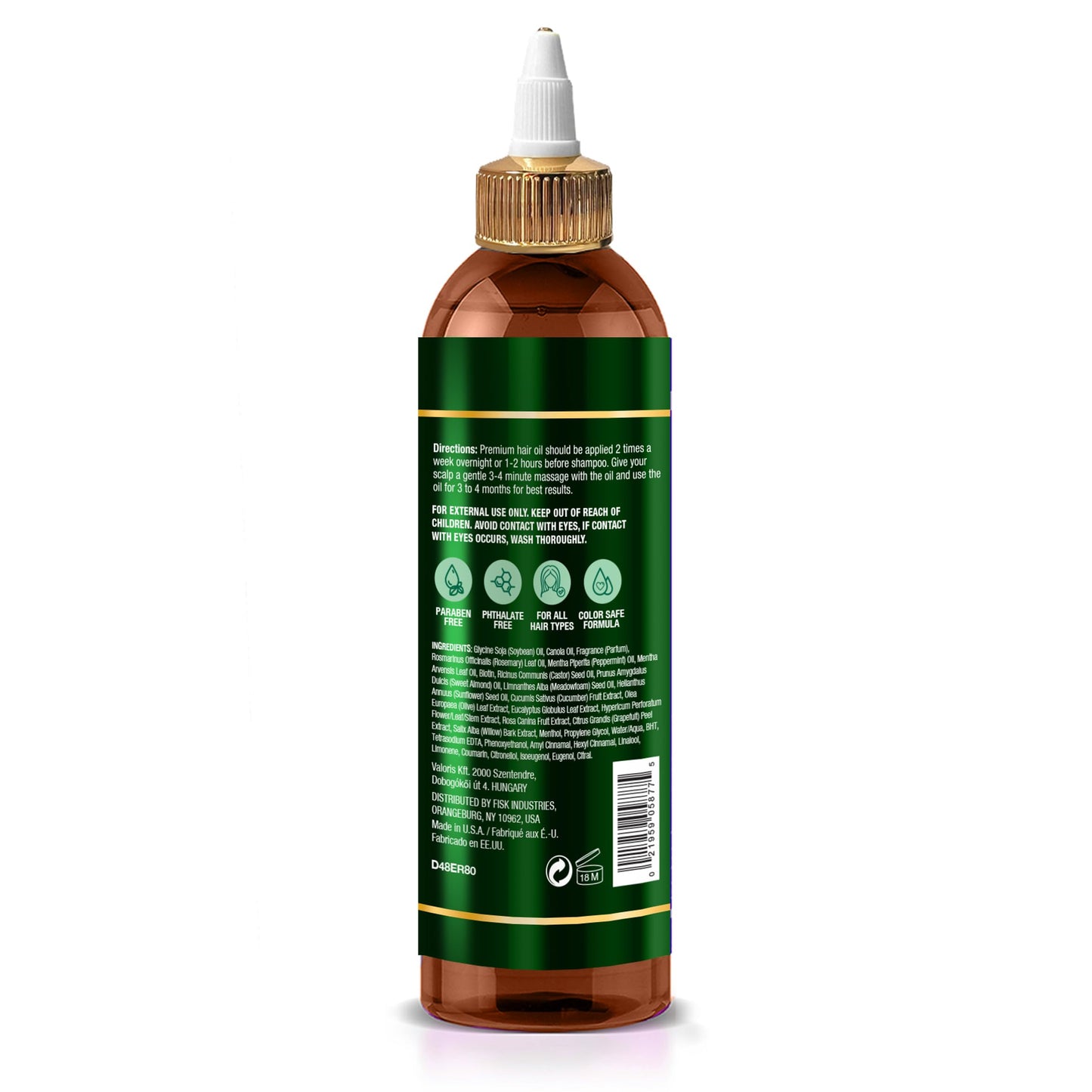Difeel Rosemary and Mint Premium Hair Oil with Biotin 8 oz. - Natural Oil for Hair Growth Beauty & Personal Care Difeel