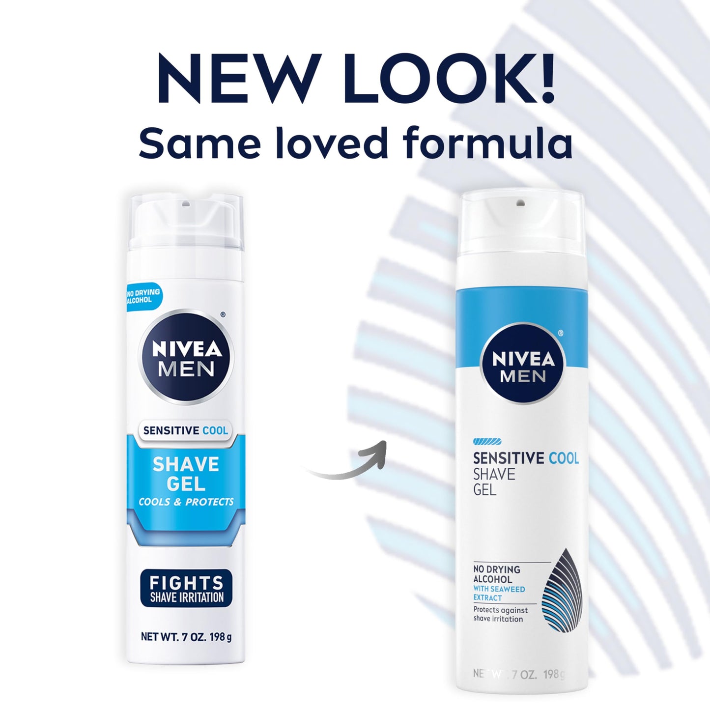 NIVEA MEN Sensitive Cooling Shave Gel with Chamomile and Seaweed Extracts, 3 Pack of 7 Oz Cans Beauty & Personal Care NIVEA MEN