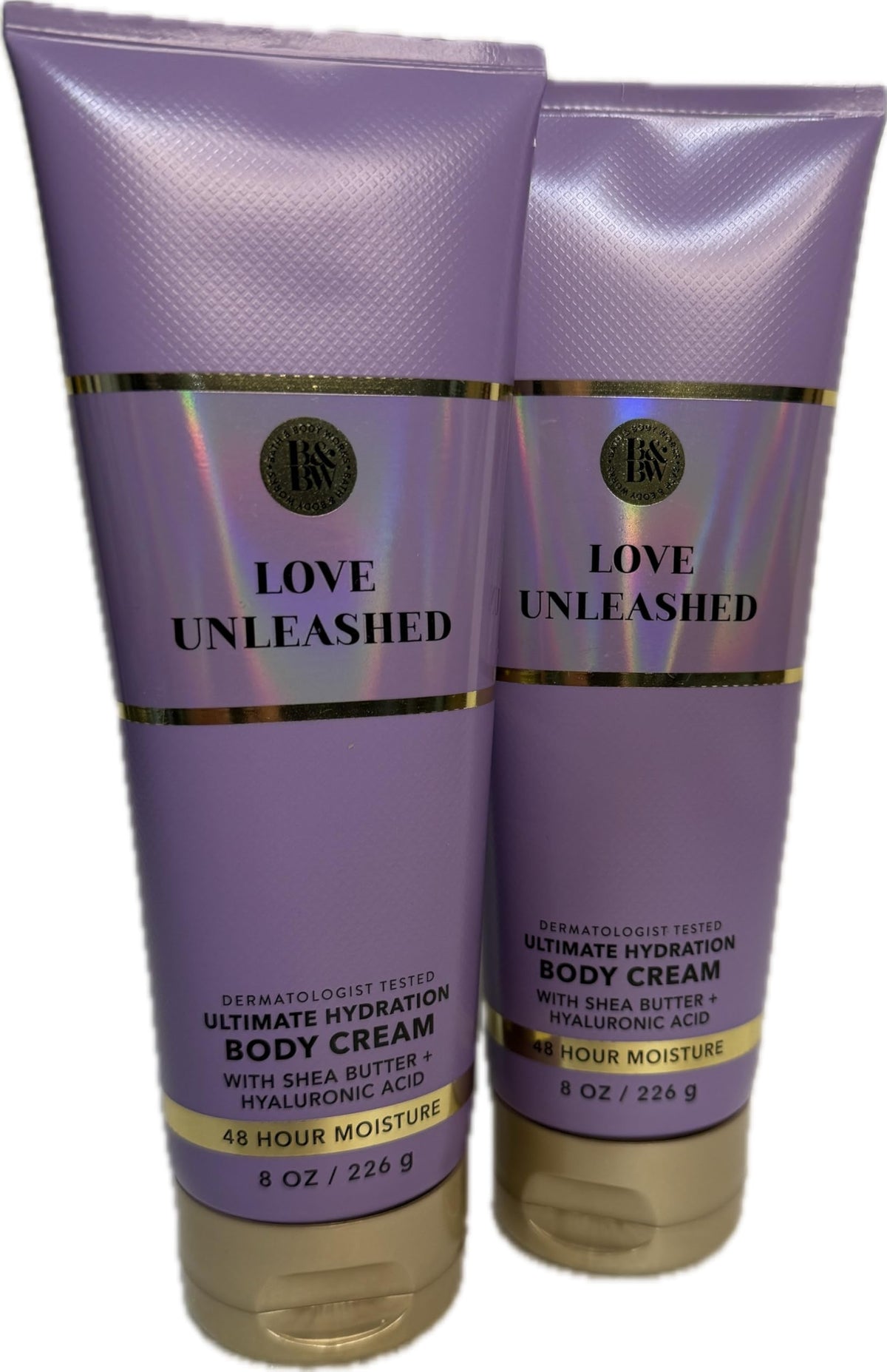 Bath & Body Works Women's Love Unleashed Ultimate Hydration Body Cream 8 Ounces Pack of 2