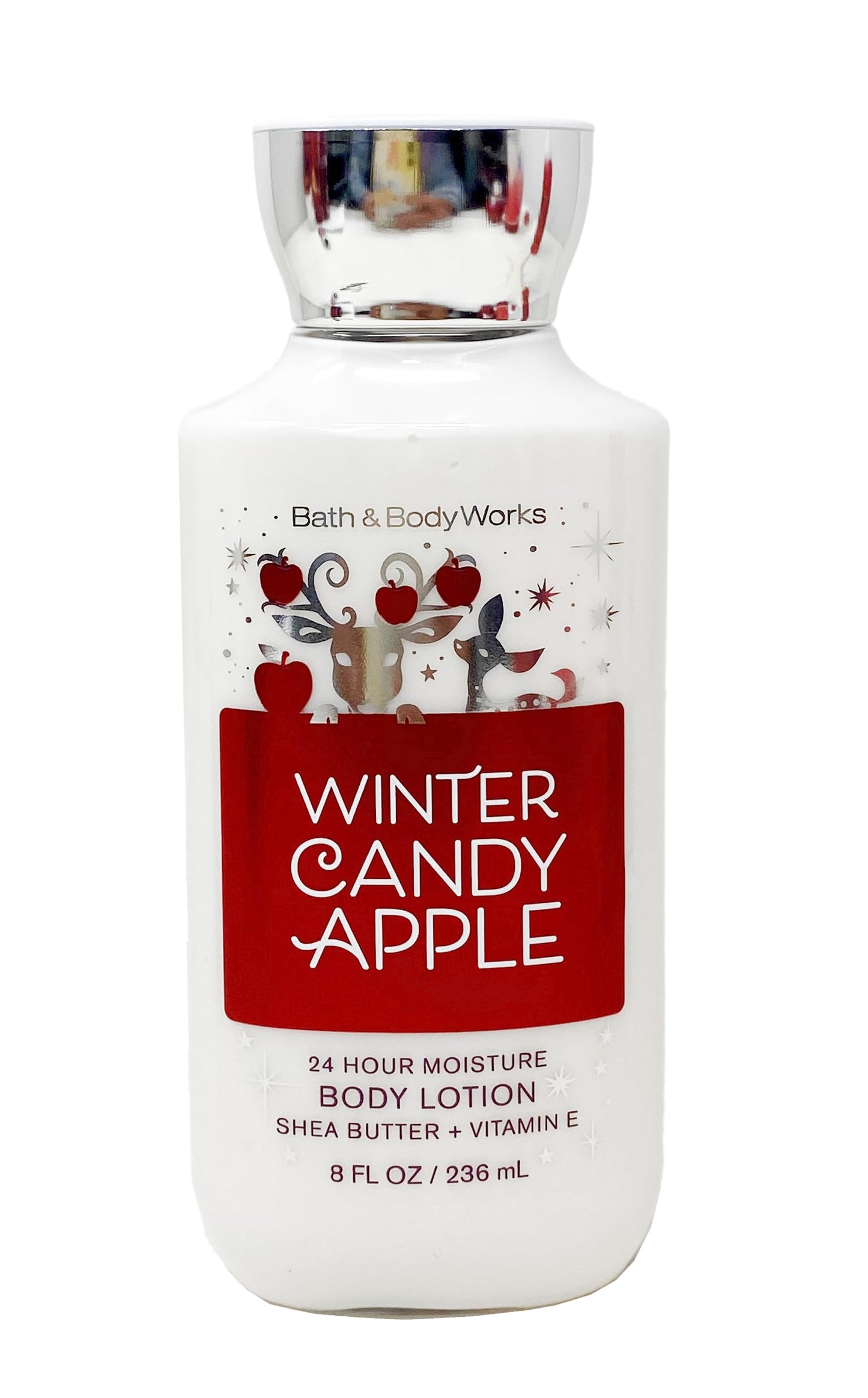 Bath & Body Works Winter Candy Apple - Duo Gift Set - Body Lotion and 2 in 1 Body Wash + Bubble Bath (Ornament) Beauty and Personal Care Bath & Body Works