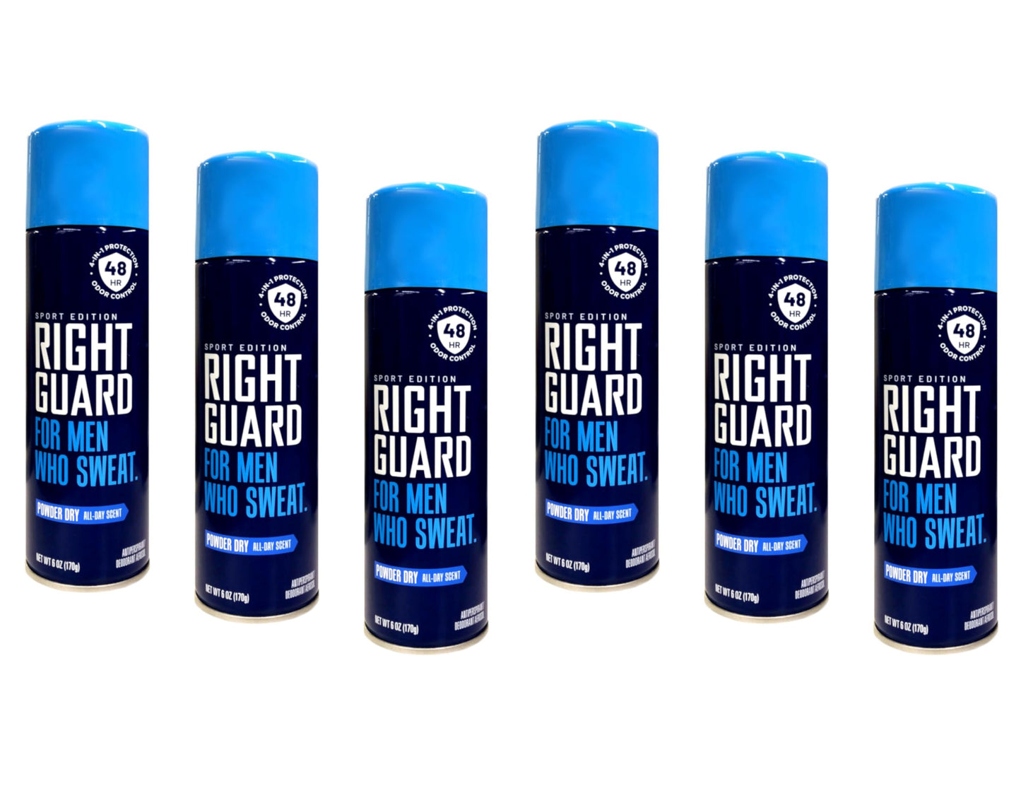Right Guard Aerosol Sport Powder Dry Antiperspirant, 6 oz (Pack of 6) Beauty and Personal Care Right Guard