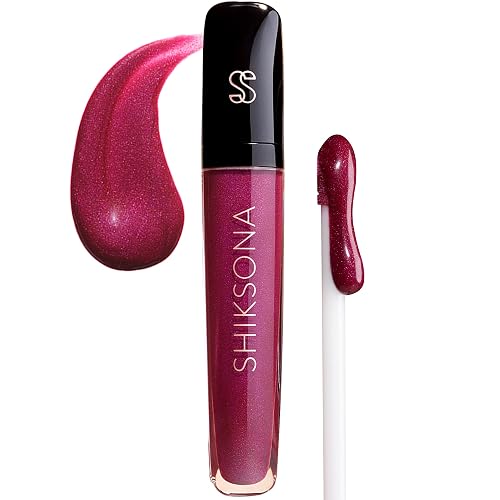 ShikSona High Shine Lip Gloss | Hydrating, Vegan, High Pigment, Non-Sticky Lipgloss in a Timeless, Universal Color | Executive Eye Candy (Plum) Beauty & Personal Care ShikSona