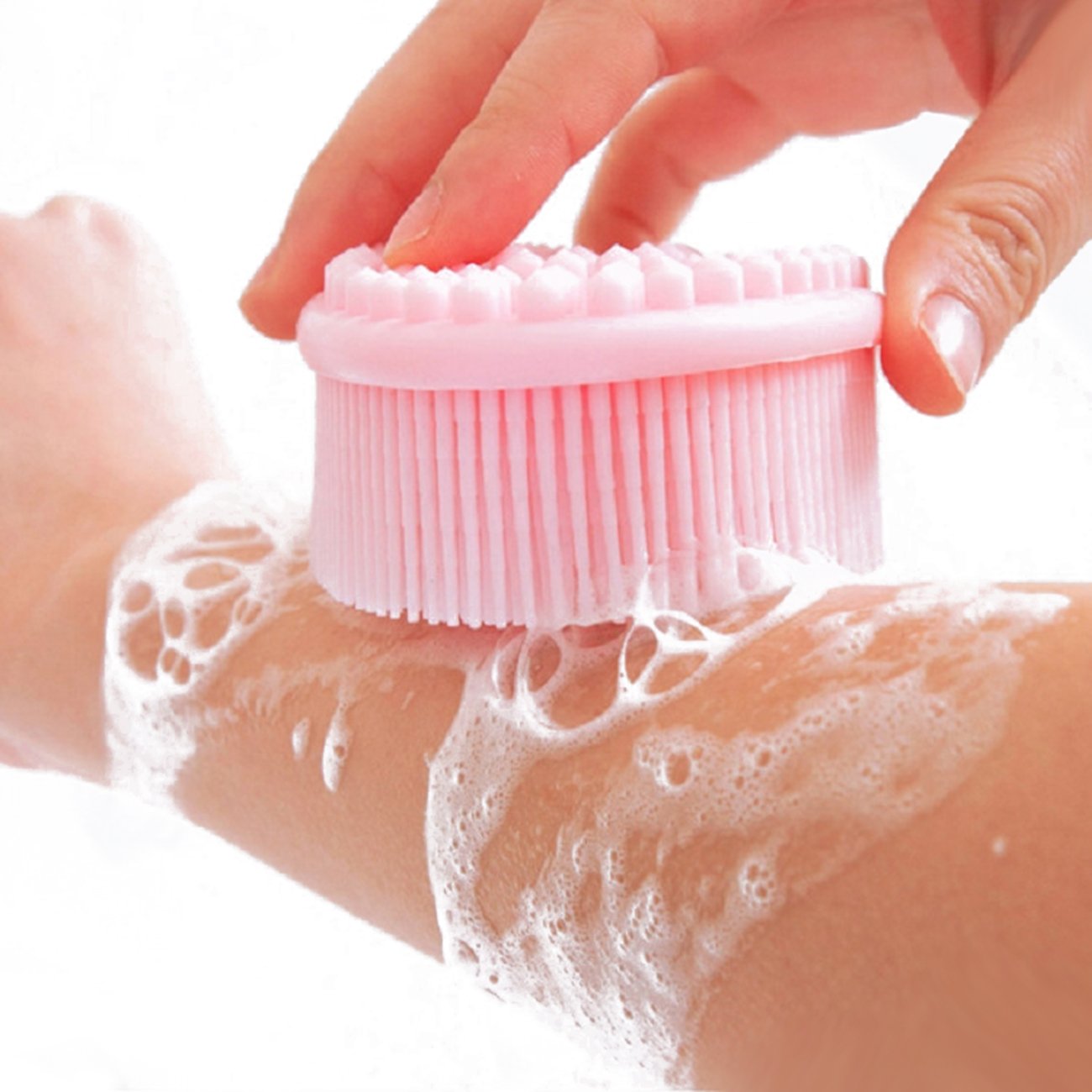 3 Set of Multifunctional Silicone Body Scrubber Loofah Soft and Skin-Friendly-,Easy to Clean,Scalp Massage ?Durable and Hygienic - Suitable Beauty and Personal Care GoWorth