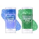 Body Glitter Stick,Mardi Gras Accessories,Sparkling Face Hair Glitter,Mermaid Sequins Chunky Glitter Face Paint,Singer Concert Outfit Festival Rave Beauty & Personal Care MINXUEYEN