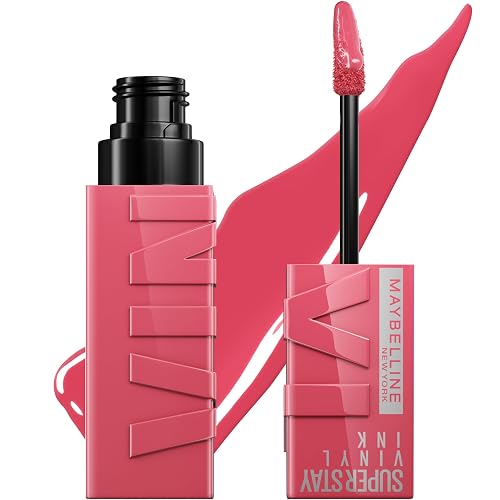 MAYBELLINE Super Stay Vinyl Ink Longwear No-Budge Liquid Lipcolor Make Up, Highly Pigmented Color and Instant Shine, Rogue, 1 Count Beauty & Personal Care MAYBELLINE
