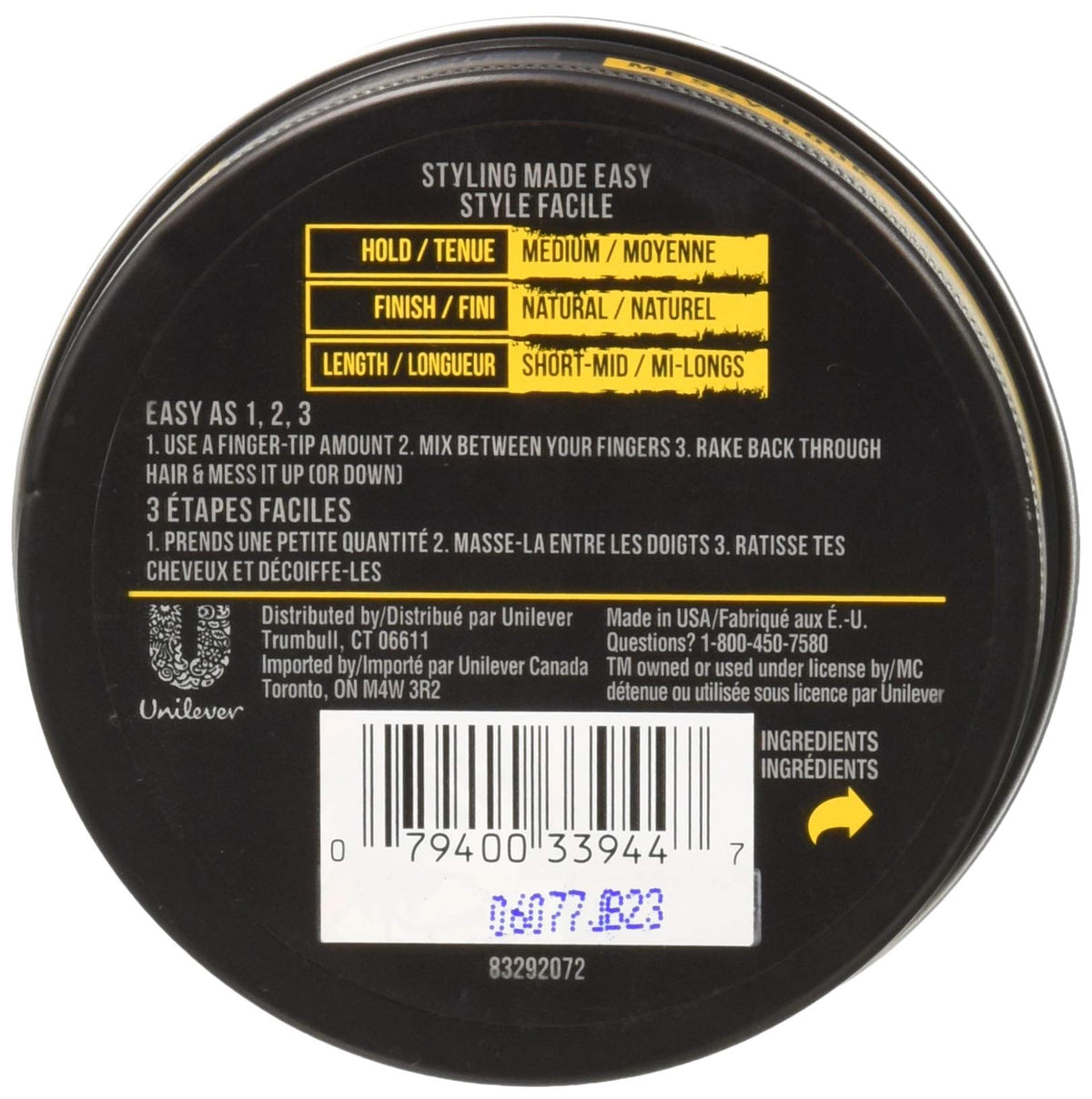 AXE Messy Look Hair Paste Flexible 2.64 oz (Pack of 2) Beauty & Personal Care AXE