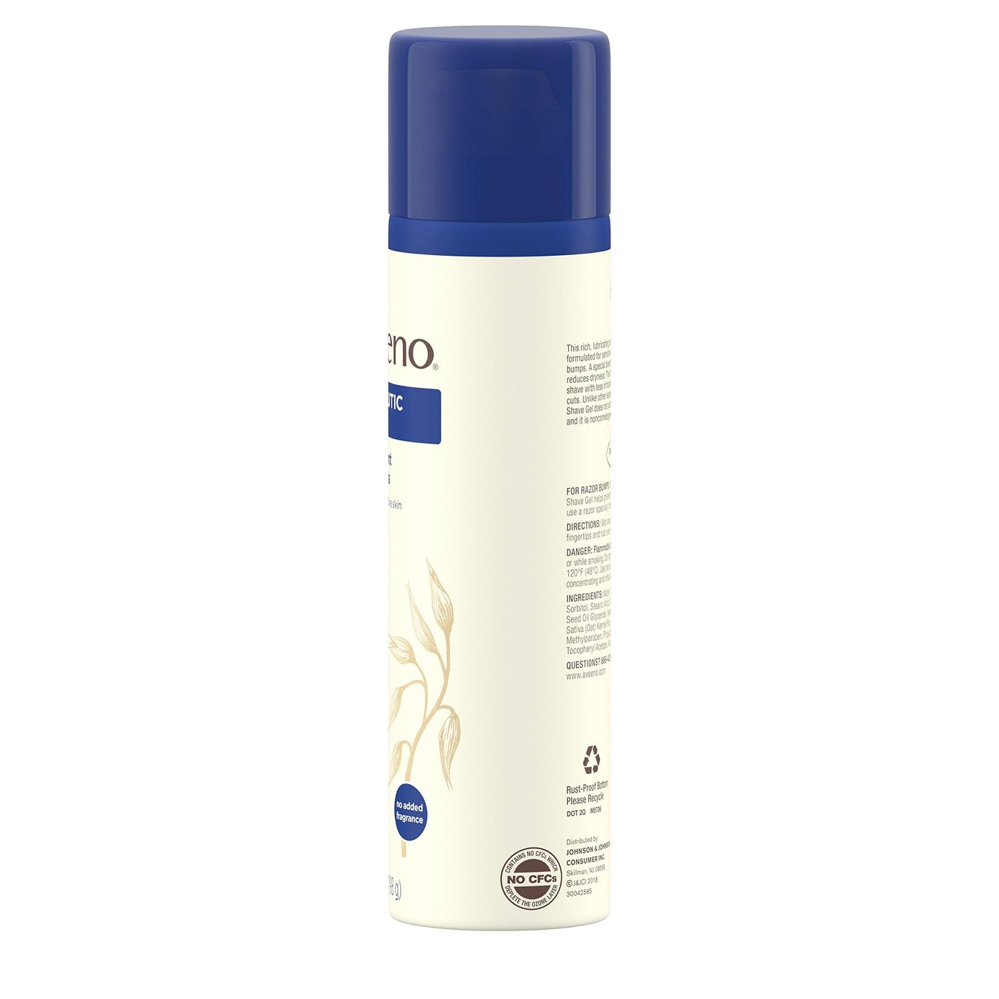 Aveeno Therapeutic Shave Gel with Oat & Vitamin E | Prevents Razor Bumps, Soothes Dry Sensitive Skin | Fragrance-Free, 7 oz Beauty & Personal Care Aveeno