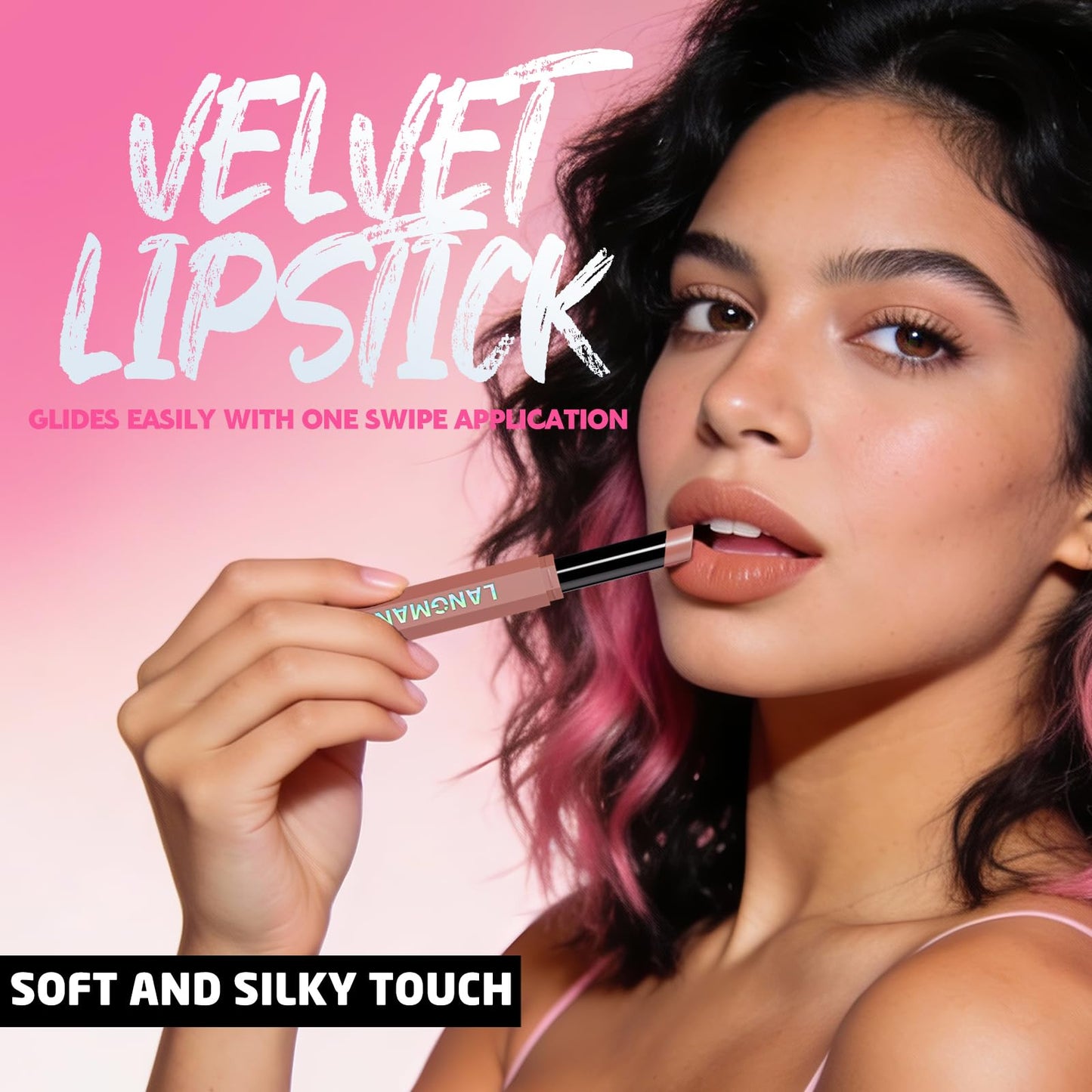Jolilab 2Pcs Velvet Matte Lipstick Set, Nude to Dark Shades, Long-Lasting, Beauty and Personal Care Jolilab