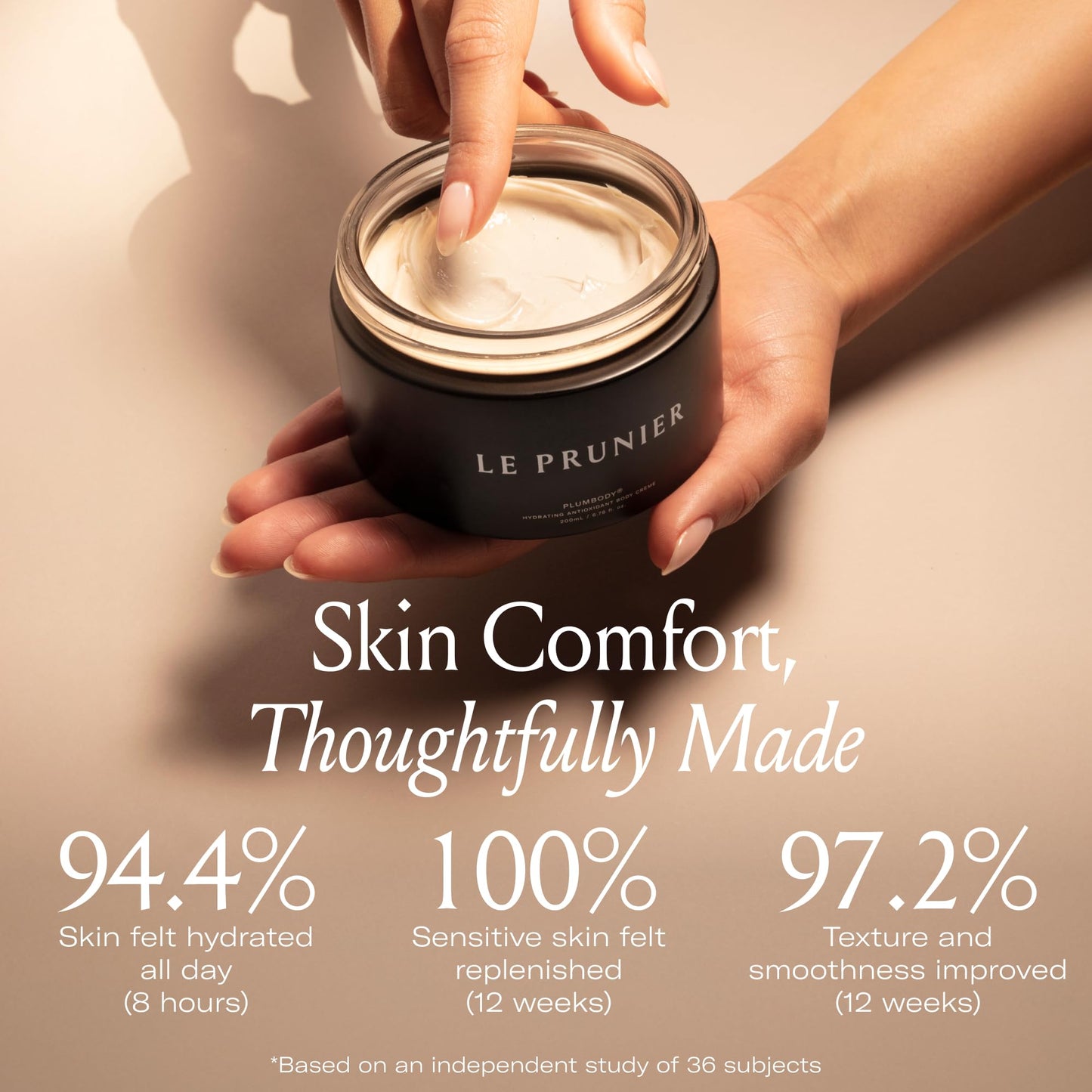 Le Prunier Plumbody™ - Clinically Proven Firming & Hydrating Body Cream with Midnight Muir® Plum Extract | Clean Vegan Antioxidant Body Lotion Beauty & Personal Care Le Prunier