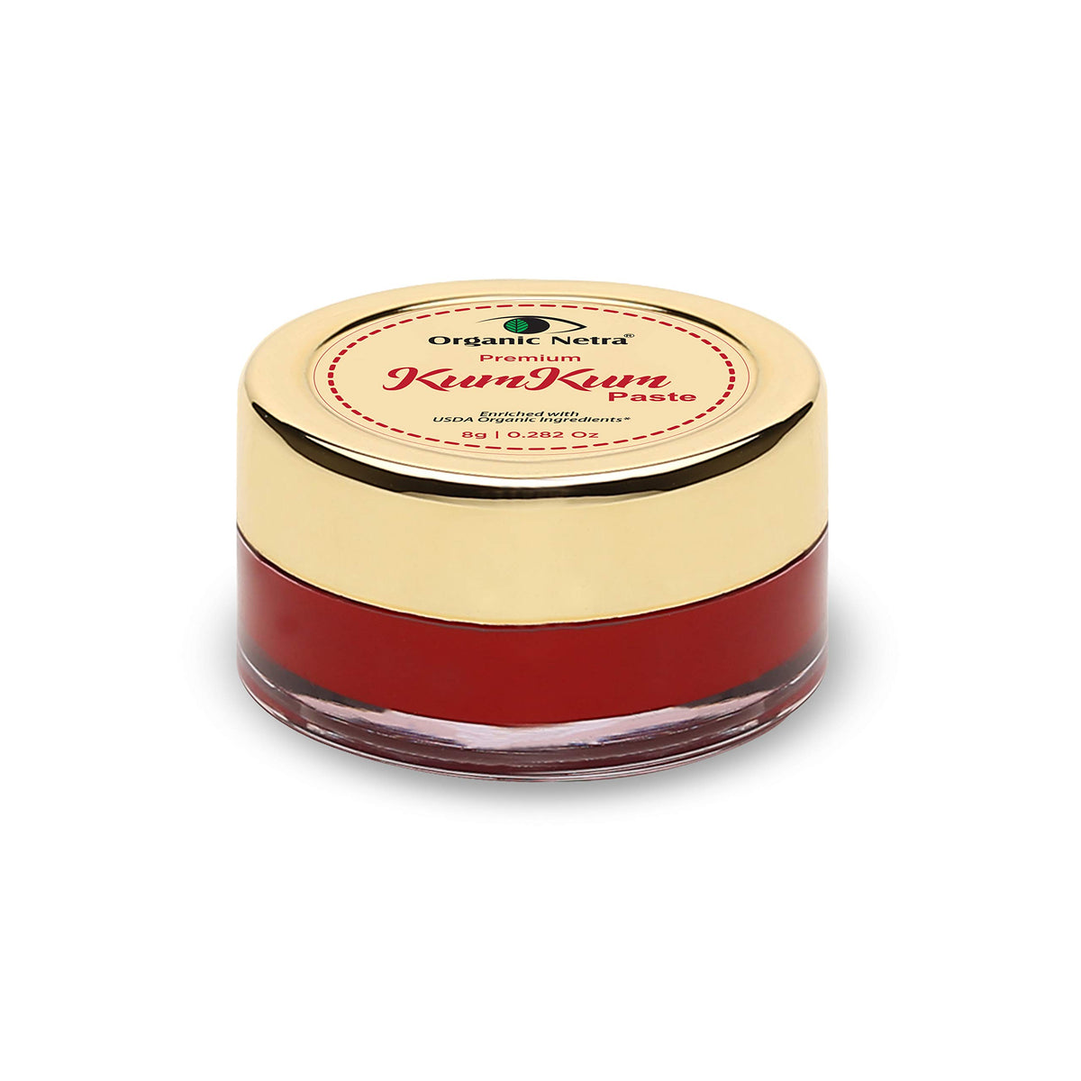 Organic Netra Sindoor/Kumkum Paste | Waterproof Long Lasting, Smudge Proof Sindoor | Pure and Natural Deep Maroon Colour, Long lasting | Enriched with