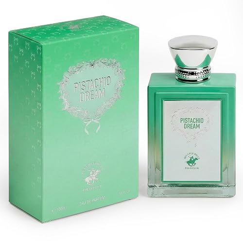 Beverly Hills Polo Club Pistachio Dream Eau de Parfum for Women - Captivating Gourmand Fragrance with Indulgent Pistachio, Sweet Vanilla & Creamy Beauty & Personal Care Beverly Hills Polo Club