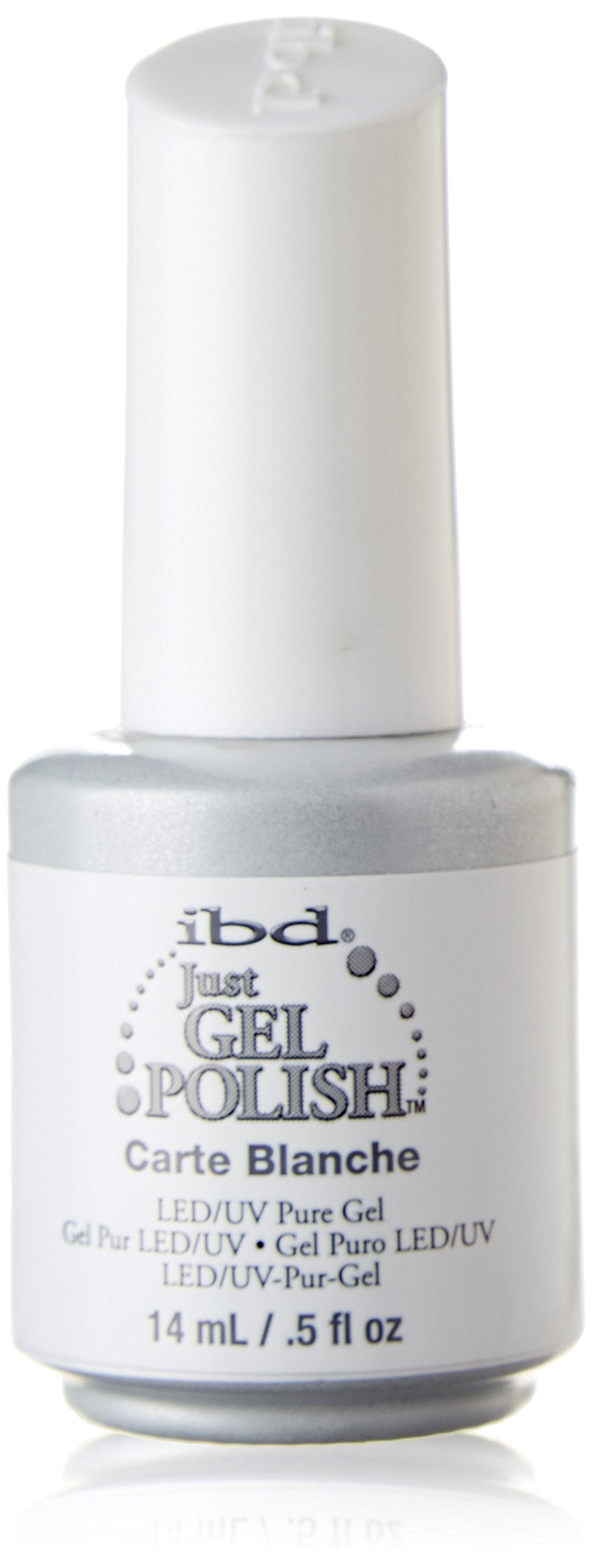 IBD Just Gel Soak Off White Nail Polish, Carte Blanche