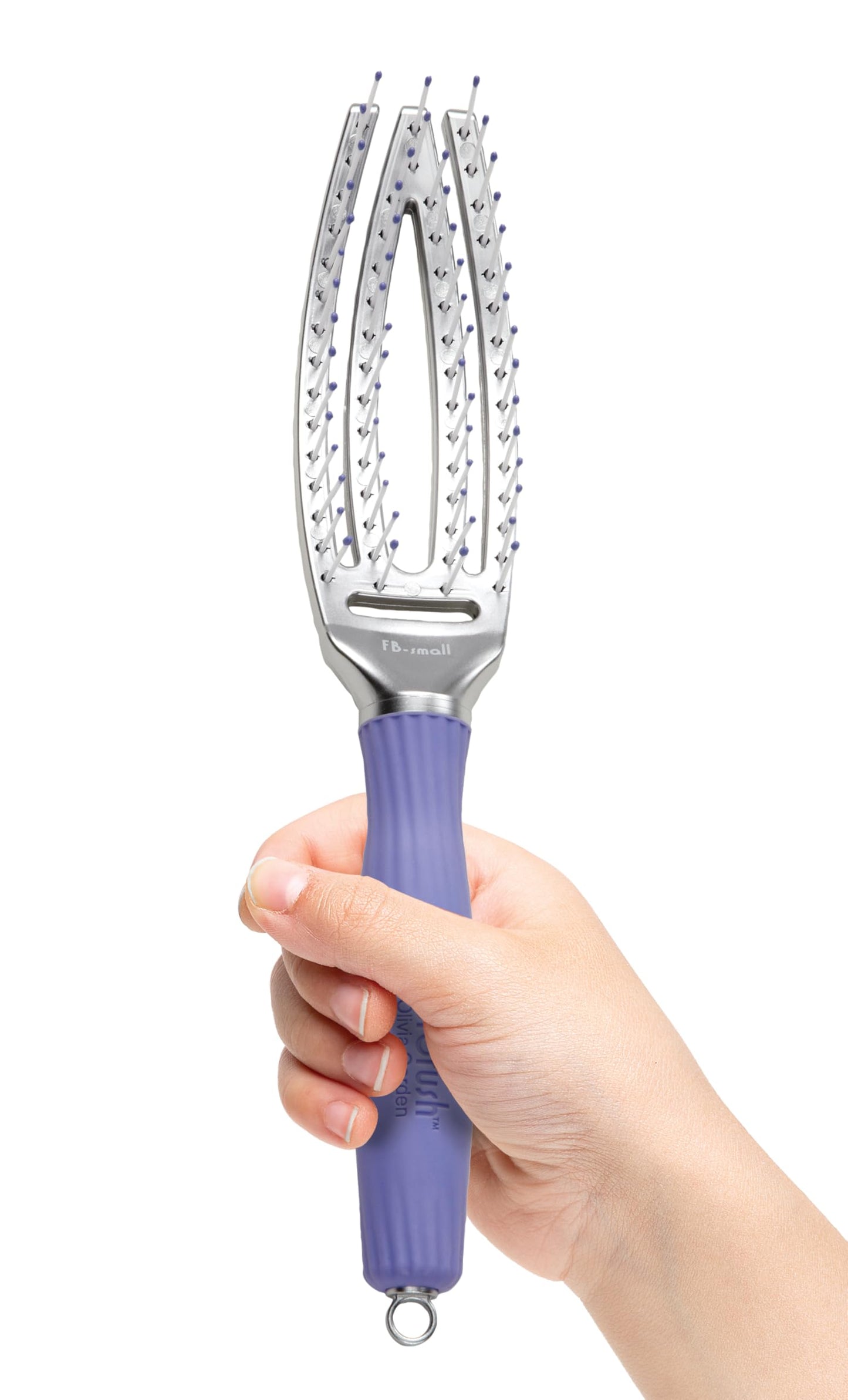 Olivia Garden Finger Brush Scalp-Hugging & Vented Paddle Hair Brush FB-SM (Small) Beauty & Personal Care Olivia Garden