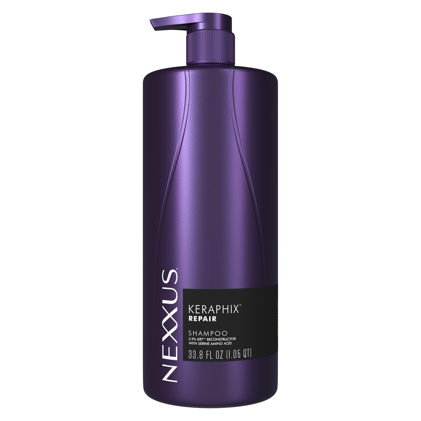 Nexxus Keraphix Shampoo With ProteinFusion for Damaged Hair Keratin Protein, Black Rice, Silicone-Free 33.8 oz Beauty & Personal Care Nexxus
